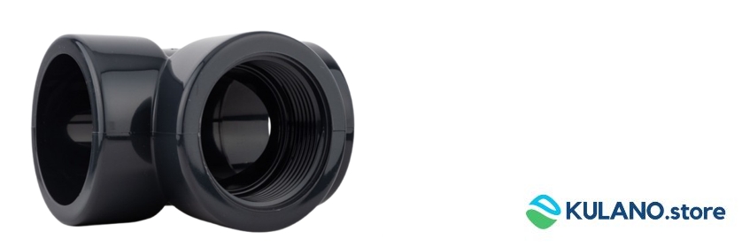 PVC T-Stück 90 Grad KxIGxK